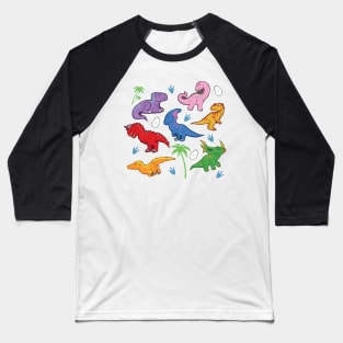 Little Dinosaurs Baseball T-Shirt